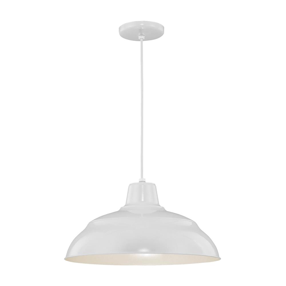 Millennium Lighting RWHC17-WH R Series Warehouse/Cord Hung in White
